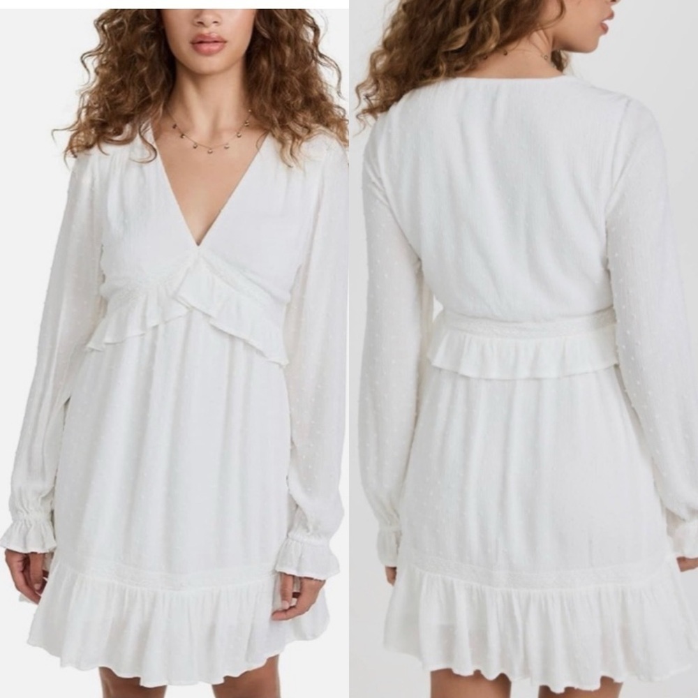 NWOT Paige Odelis Ruffle Dress